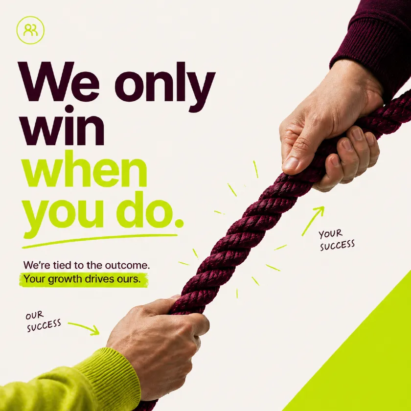 We are selective because our reputation depends on results. Your growth drives ours, which means honest advice, clear direction, and full alignment from day one.